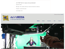 Tablet Screenshot of metromediaproduction.com
